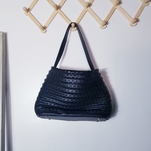 OKPTA BLACK SHOULDER BAG PURSE